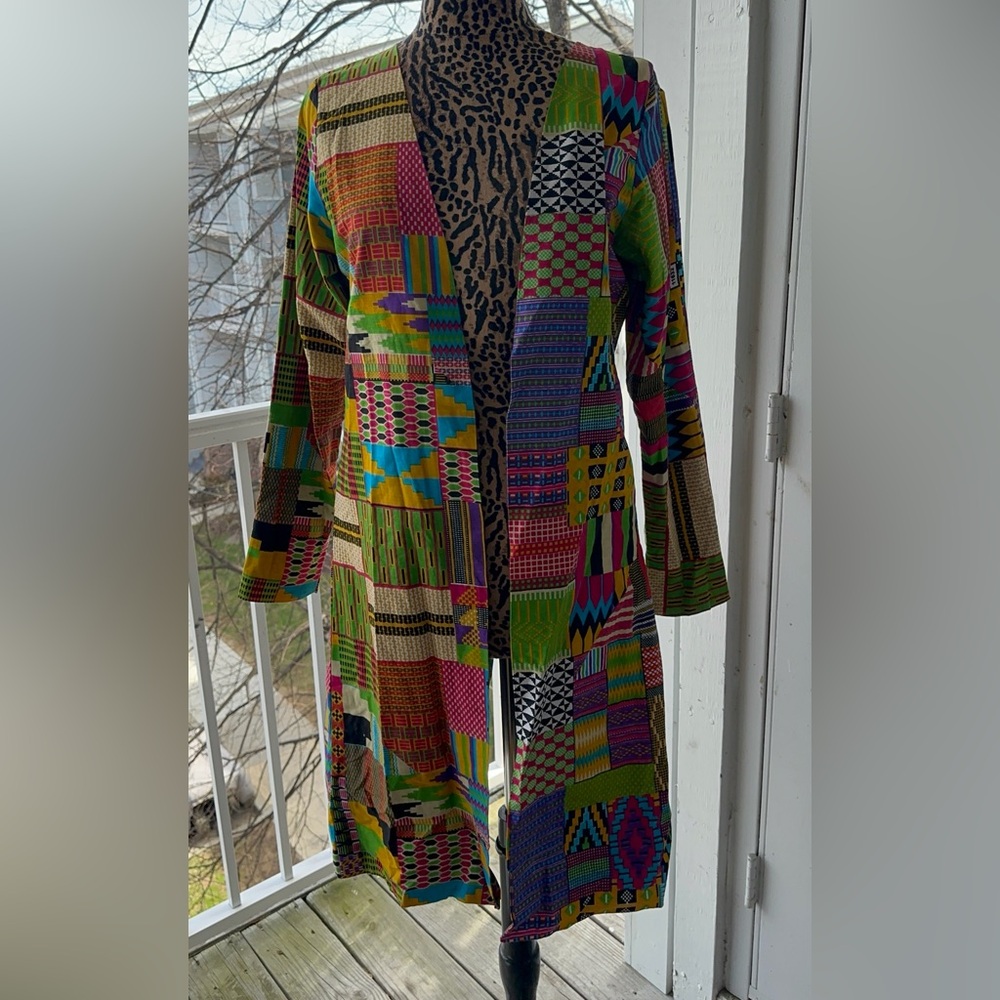 Colorful Patchwork Jacket - Multicolor - image 1
